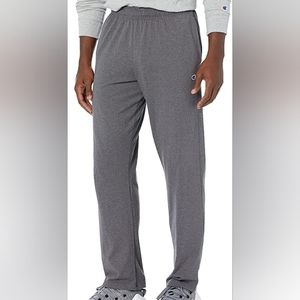Champion Men's Open Bottom Sweatpants with Pockets Size XL